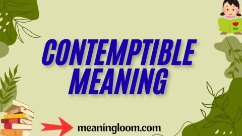 contemptible meaning