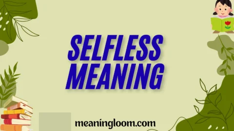 selfless meaning