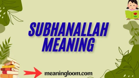 subhanallah meaning