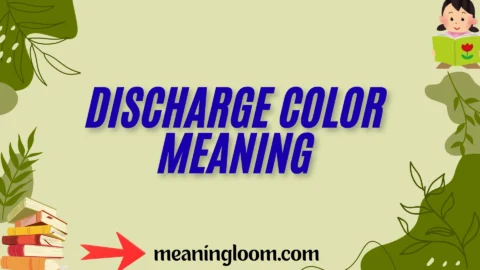 discharge color meaning