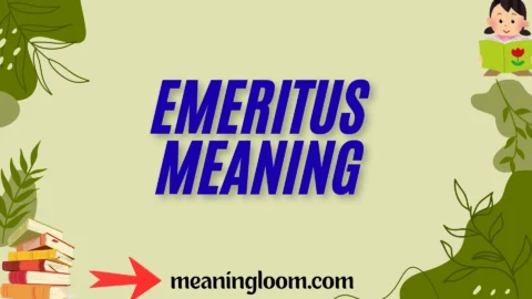 emeritus meaning