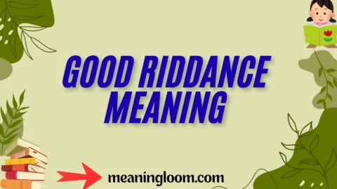 good riddance meaning