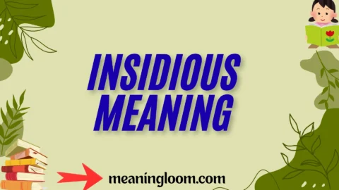 insidious meaning