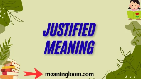 justified meaning